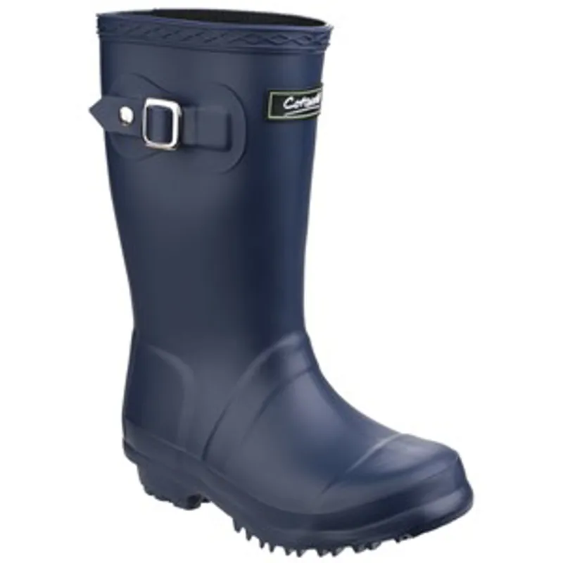 Cotswold Buckingham Wellington Boot Kids in Navy